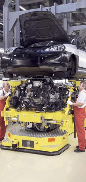 Porsche Cayenne production